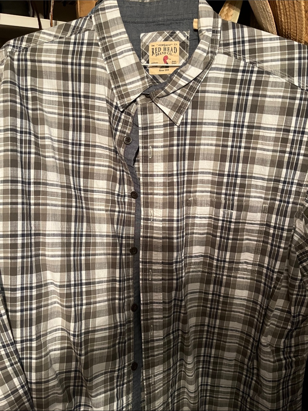 Men’s Red Head XXL 100% cotton short sleeve with pocket